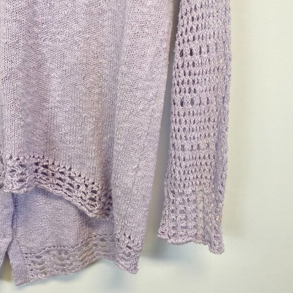 Lucky Brand Purple Knit Sweater - Picture 2 of 12